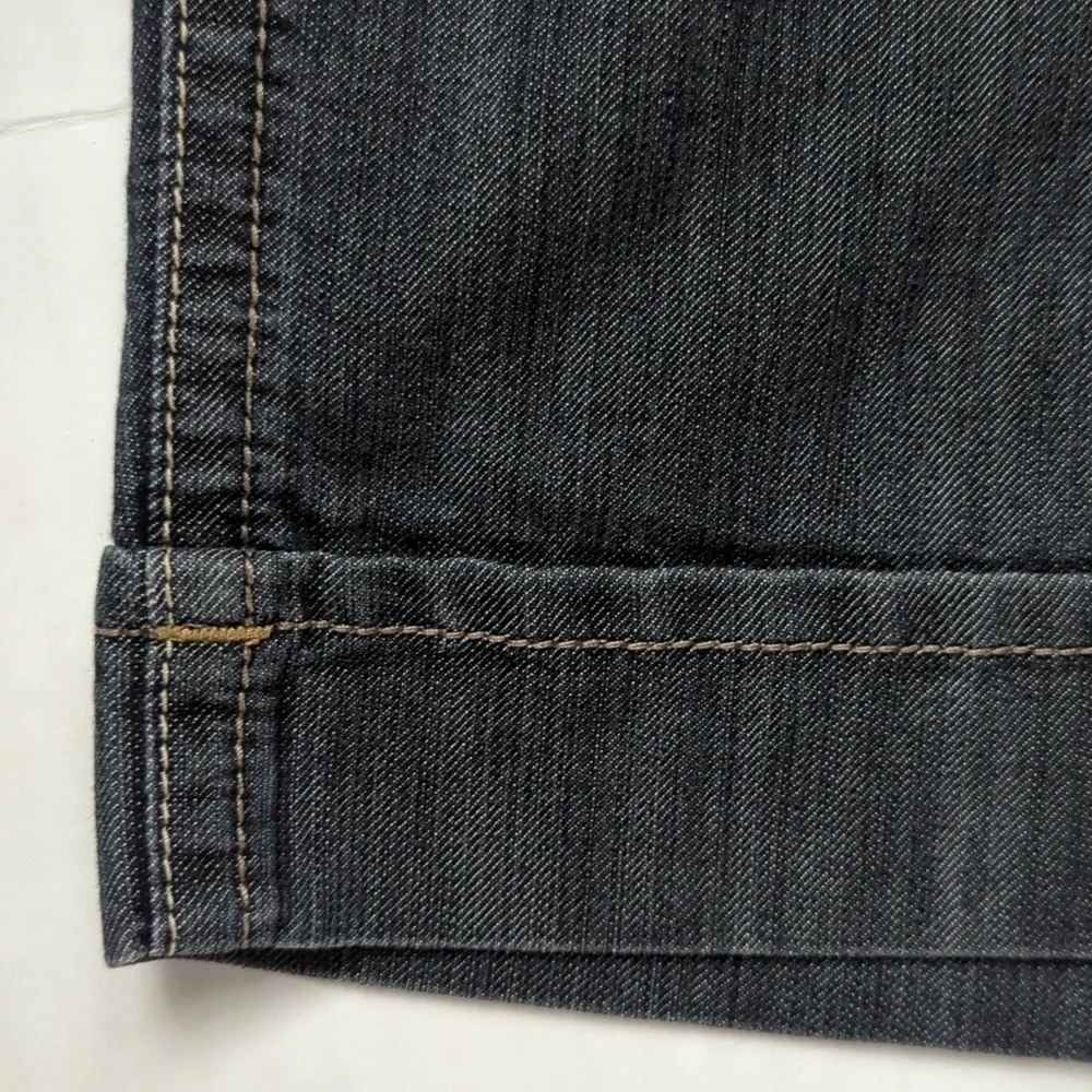 Baccini Bermuda Jean Shorts 10P Blue Pockets - Picture 11 of 14